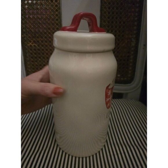 Rae Dunn Artisan by Magenta Christmas Cocoa Icon Canister Farmhouse Decor - Picture 7 of 10